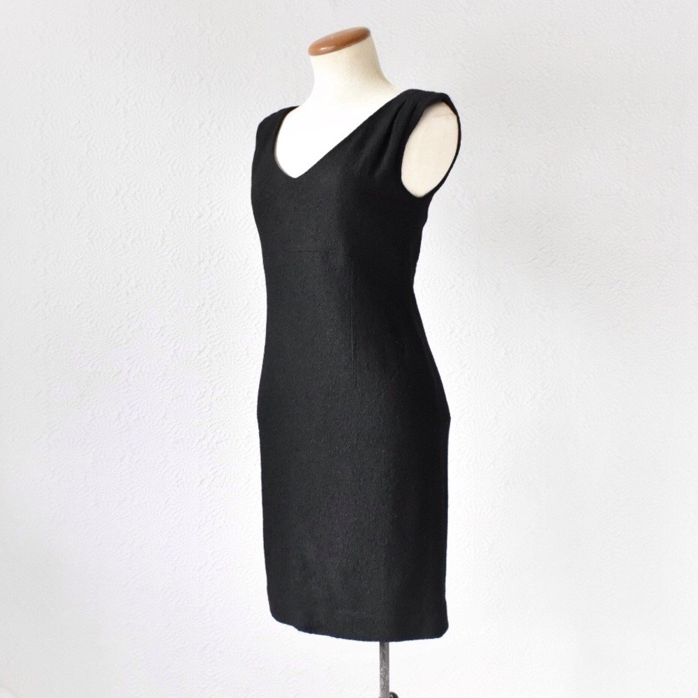 Banana Republic Black Bouclé Sheath Dress